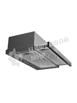 Вытяжка встраиваемая LEX HUBBLE 2M 600 INOX 820м3/час LED лампы