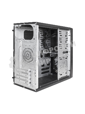 Компьютерный корпус Minitower ExeGate mEVO-7807-NPX500 (mATX, БП 500NPX 12см, 1хUSB+1хUSB 3.0, черный 1x12см с RGb подсветкой)