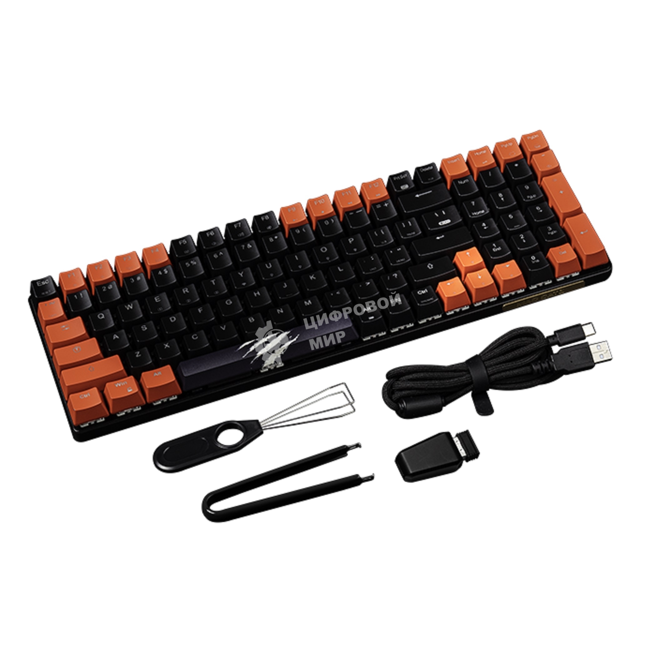 Клавиатура Mad Catz S.T.R.I.K.E. 11 гибридная, Bluetooth, радиоканал, чёрный