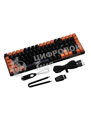 Клавиатура Mad Catz S.T.R.I.K.E. 11 гибридная, Bluetooth, радиоканал, чёрный