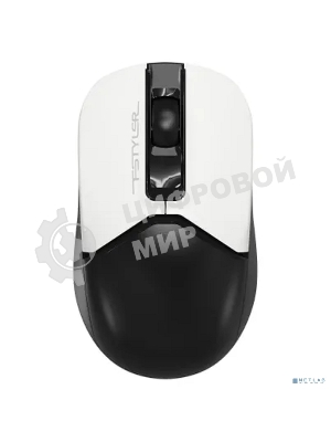 Мышь беспроводная A4Tech Fstyler FB12 белый/черный, 1200 dpi, радиоканал, Bluetooth, USB, кнопки - 3