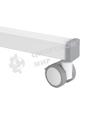 Стол для ноутбука Cactus VM-FDS102 столешница МДФ белый 80x60x122см (CS-FDS102WWT)