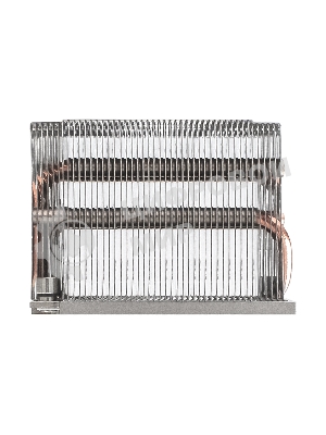 Радиатор+направляющая планка для процессора ExeGate ESNK-P0068P.2U.3647.Cu + BKT-0126 (Al+Cu, 2U, 4 тепл. трубки, LGA3647, Square, TDP 205W, 390г, на винтах, с термопастой, в комплекте с направляющей планкой (back plate BKT-0126), RTL)