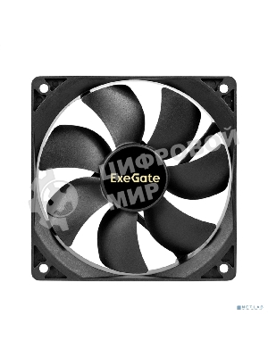Вентилятор для корпуса ExeGate ExtraSilent ES12025S3P черный, 120 мм, 1300 об/мин, 22 дБ, 3 pin
