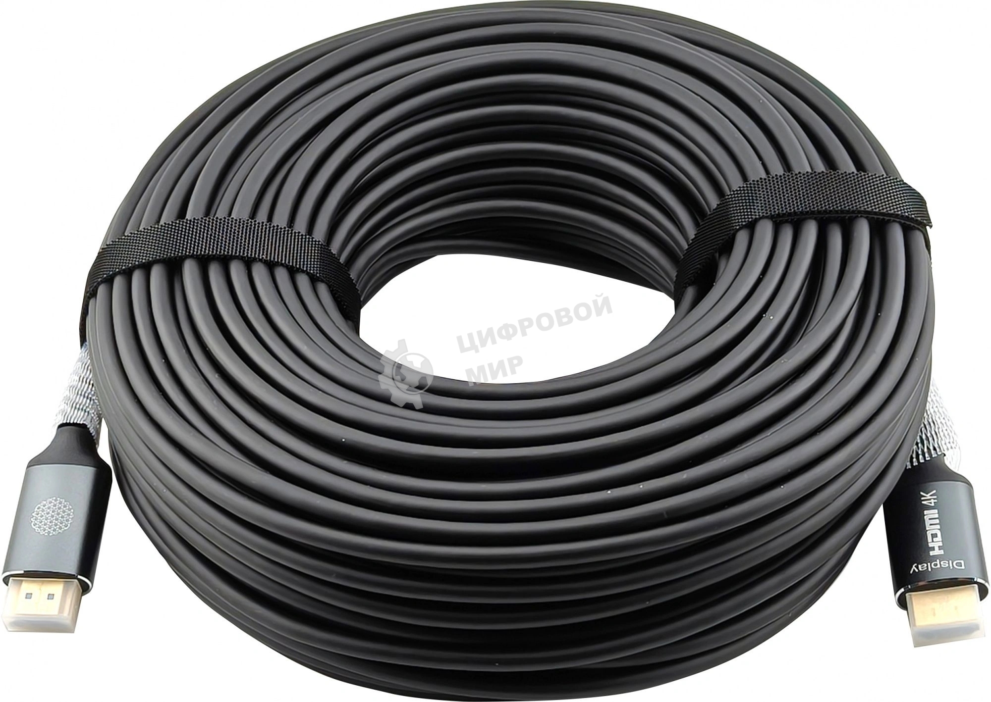 Кабель аудио-видео Cactus CS-HDMI-AOC-2-70 HDMI (m)/HDMI (m) 70м. позолоч.конт. черный