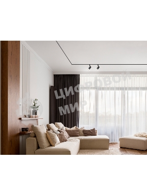 Трековый светильник GL2301 BK черный IP20 6W 3CCT 3000/4200/6400K 48V D35*80