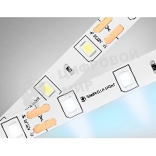 Светодиодная лента GS1003 2835 60Led/ 4.8W m/ 12V IP20 6500K/ 5000*8*1.2mm (2 конт.)