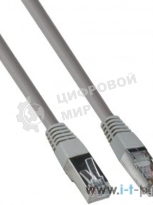 Патч-корд ExeGate EX272309RUS FTP cat.5e,1м ExeGate серый