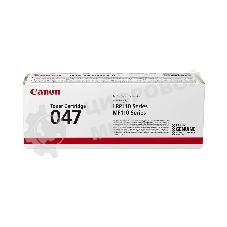 Картридж лазерный Canon 047 BK черный (1600 стр.) для Canon LBP112/LBP113W