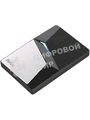 Внешний SSD Netac Z7S, 2TB, USB 3.2 Gen 1 Type-A, R/W 550/480, черный