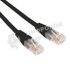 Патч-корд U/UTP Rexant cat.5e, RJ45-RJ45, 26AWG, ZH нг(А)-HF, черный, 5м