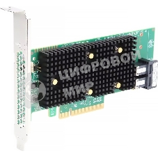 Контроллер MegaRAID 9440-8i SGL (05-50008-02), PCIe 3.1 x8 LP, SAS/SATA/NVMe, RAID 0,1,5,6,10,50,60, 8port(2 * int SFF8643), 3408 IOC
