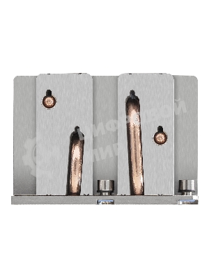 Радиатор+направляющая планка для процессора ExeGate ESNK-P0068P.2U.3647.Cu + BKT-0126 (Al+Cu, 2U, 4 тепл. трубки, LGA3647, Square, TDP 205W, 390г, на винтах, с термопастой, в комплекте с направляющей планкой (back plate BKT-0126), RTL)