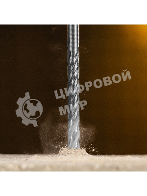 Бур по бетону Denzel цельная крестовая пластина, 10x165 мм, SDS PLUS