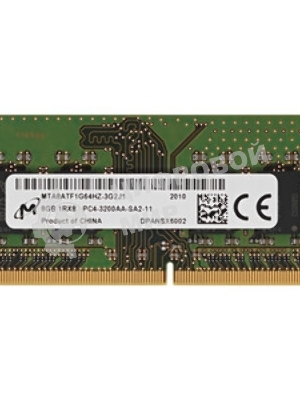 Оперативная память Crucial, DDR4, 8GB (1x8GB), 3200 MHz, CL22, без радиатора, SO-DIMM, OEM