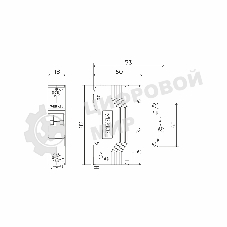 Автоматический выключатель Werkel 1P  25 A  C  6 кА W901P256