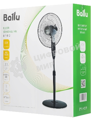 Вентилятор Ballu BFF-815 черный, напольный, 45 Вт, 3 скорости, 40 см