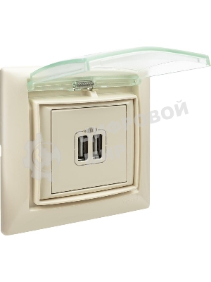 Розетка 2-ая USB 774170 Legrand Valena Сл. кость
