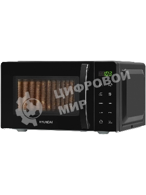 Микроволновая печь Hyundai HYM-D3030 черный, 20 л, 700 Вт, переключатели - сенсор