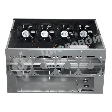 Корпус для майнинга ExeGate EX270771RUS Pro 8-430 (без БП, 2хUSB, 4хfan 120мм, места под: 8 видеокарт, 2 БП)