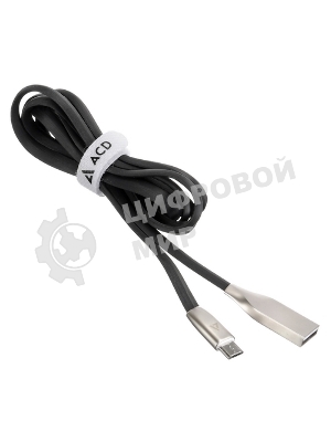 Кабель USB ACD-Infinity MicroUSB - USB-A TPE, 1.2м, черный