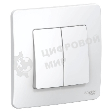 Переключатель 2-кл. СП BLANCA (сх.6+6) 10А 250В бел. SchE BLNVS106601
