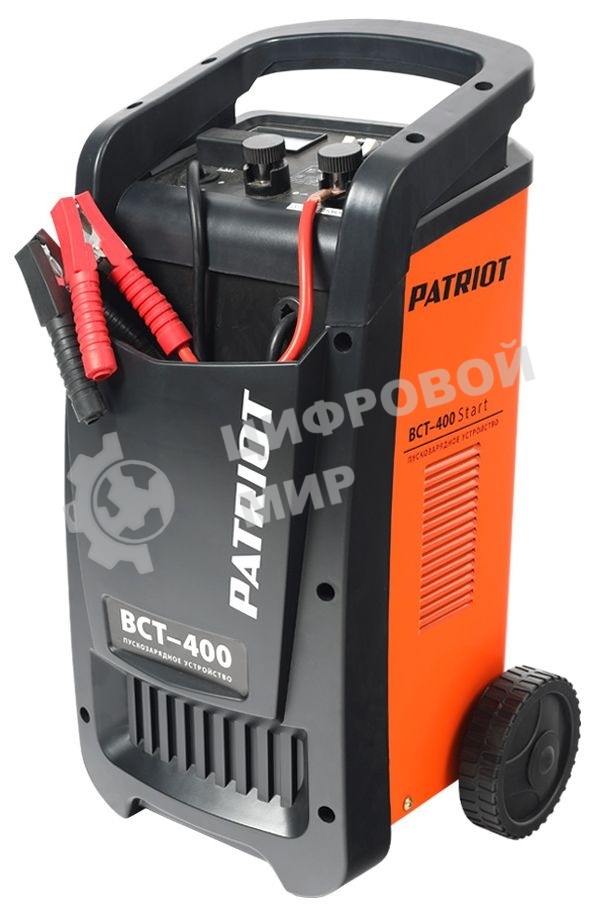 Устройство пуско-зарядное PATRIOT BCT-400 Start 220В±15% 2250Вт 12/24В з/п60/250А 65-700А/ч 14.5кг