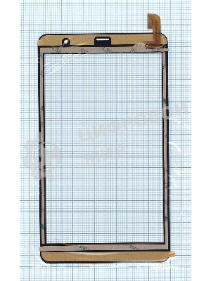 Сенсорное стекло (тачскрин) DEXP Ursus R180 4G, черное