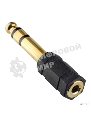 Переходник PERFEO Jack 6.35 мм вилка - Jack 3.5 мм розетка, стерео-аудио (A7023)