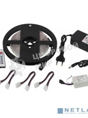 Комплект светодиодной ленты ЭРА 5050kit-14,4-60-12-IP20-RGB-5m