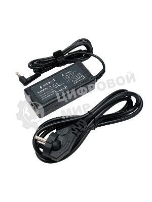 Блок питания Gembird для ноутбуков Asus, Toshiba 19В/3,42А, 65Вт, 1 штекер 5,5х2,5мм (NPA-AC19)