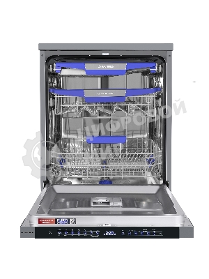 Посудомоечная машина Maunfeld MWF60331S Inverter, нержавеющая сталь, 59.8 см, 14 компл., 42 дБ, класс A+++