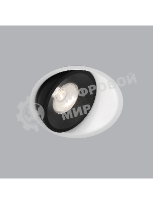 Встраиваемый светодиодный светильник 25083/LED 6W 4200K белый/чёрный
