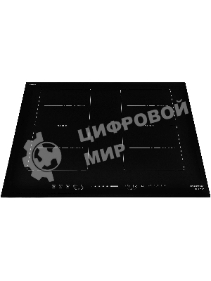 Индукционная варочная поверхность Hyundai HHI 6772 BG, 4 конфорки, с зоной расширения, стеклокерамика, 7200 Вт