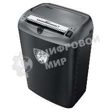 Шредер Fellowes Powershred 75Cs FS-46750 (FS-4675001/FS-4675002) авт., 3.9х50мм, 12лст., 27лтр., уничтожает: скобы, карты, скрепки, CD, селектор кол-ва листов