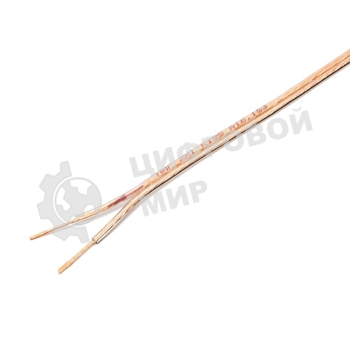 Акустический кабель Cablexpert CC-TC2x1,0-50M, прозрачный,  50 м, на катушке