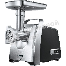 Мясорубка электрическая Bosch MFW68660 черный, 2200 Вт, 4.3 кг/мин, реверс, защита от перегрузки, металлический лоток, насадки - 10