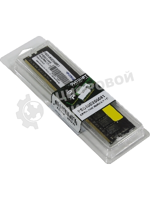 Оперативная память Patriot Signature, DDR4, 8GB (1x8 GB), 2666 MHz, CL19, DIMM