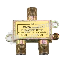 Делитель PROconnect ТВ х 2 под F разъем 5-900 МГц