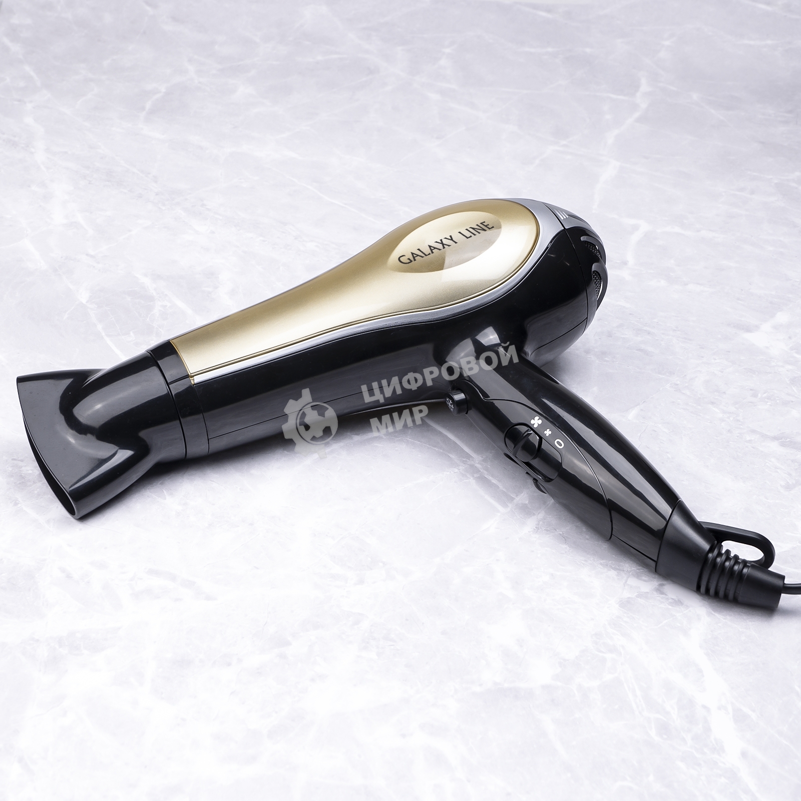 Фен Galaxy GL 4316 (2200Вт, 2 скорости, 3 температурных режима, функция 