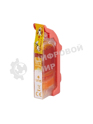 Картридж струйный Sakura 2936B004 (521 Y) для Canon, желтый, 8,4 мл., 530 к.