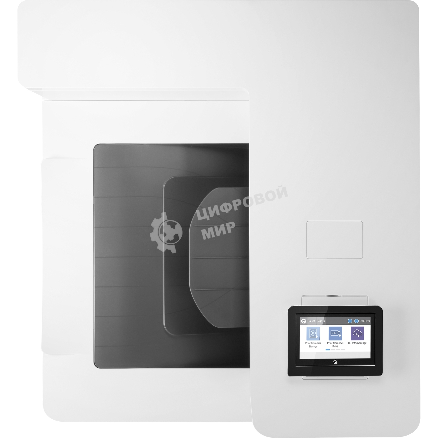 Принтер лазерный HP Color LaserJet Enterprise M856dn (A3, 1200dpi,ImageREt4800, 56(56) ppm, 1,5 Gb, 16Gb EMMC, Duplex, 2trays 550+100, 1y warr, cart. B 16K & CMY 13K pages in box, repl. A2W77A)