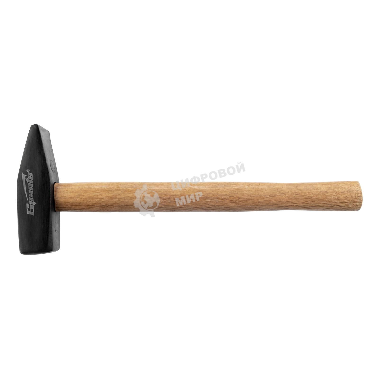 Молоток Sparta слесарный, 1000 г, квадратный боек, деревянная рукоятка