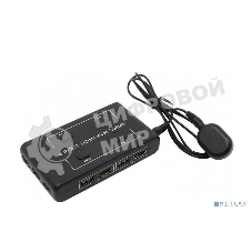 Переключатель KVM на 4 устройства ORIENT HS41, HDMI порты HDM + 2xUSB (клавиатура+мышь), поддержка 4K@30Hz, кнопка переключения на проводе 1.2 м, не требуется внешнее питание (31067)