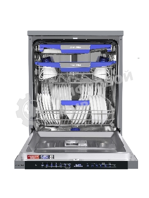 Посудомоечная машина Maunfeld MWF60331S Inverter, нержавеющая сталь, 59.8 см, 14 компл., 42 дБ, класс A+++