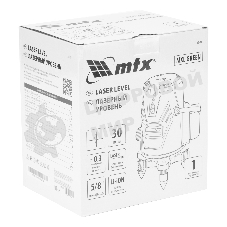 Лазерный уровень MTX MXL GREEN, 30 м, зеленый луч, акк. Li 2400 mAh, сумка, резьба 5/8