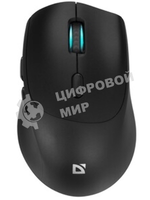 Мышь беспроводная Defender Effect X MS-095 черный, 1600 dpi, радиоканал, USB, кнопки - 6