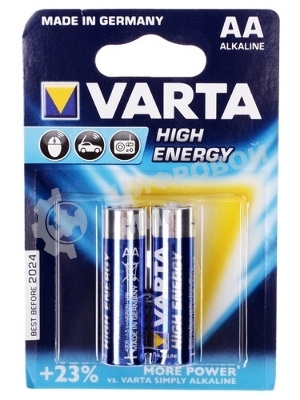 Батарейка Varta LONGLIFE POWER (HIGH ENERGY) LR6 AA 04906121412 BL2 Alkaline 1.5V (4906) (2/40/200)