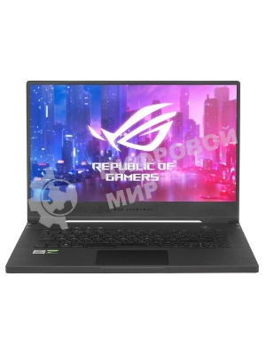 Клавиатура для ноутбука Asus ROG GU502 серебристая c подсветкой маленький энтер