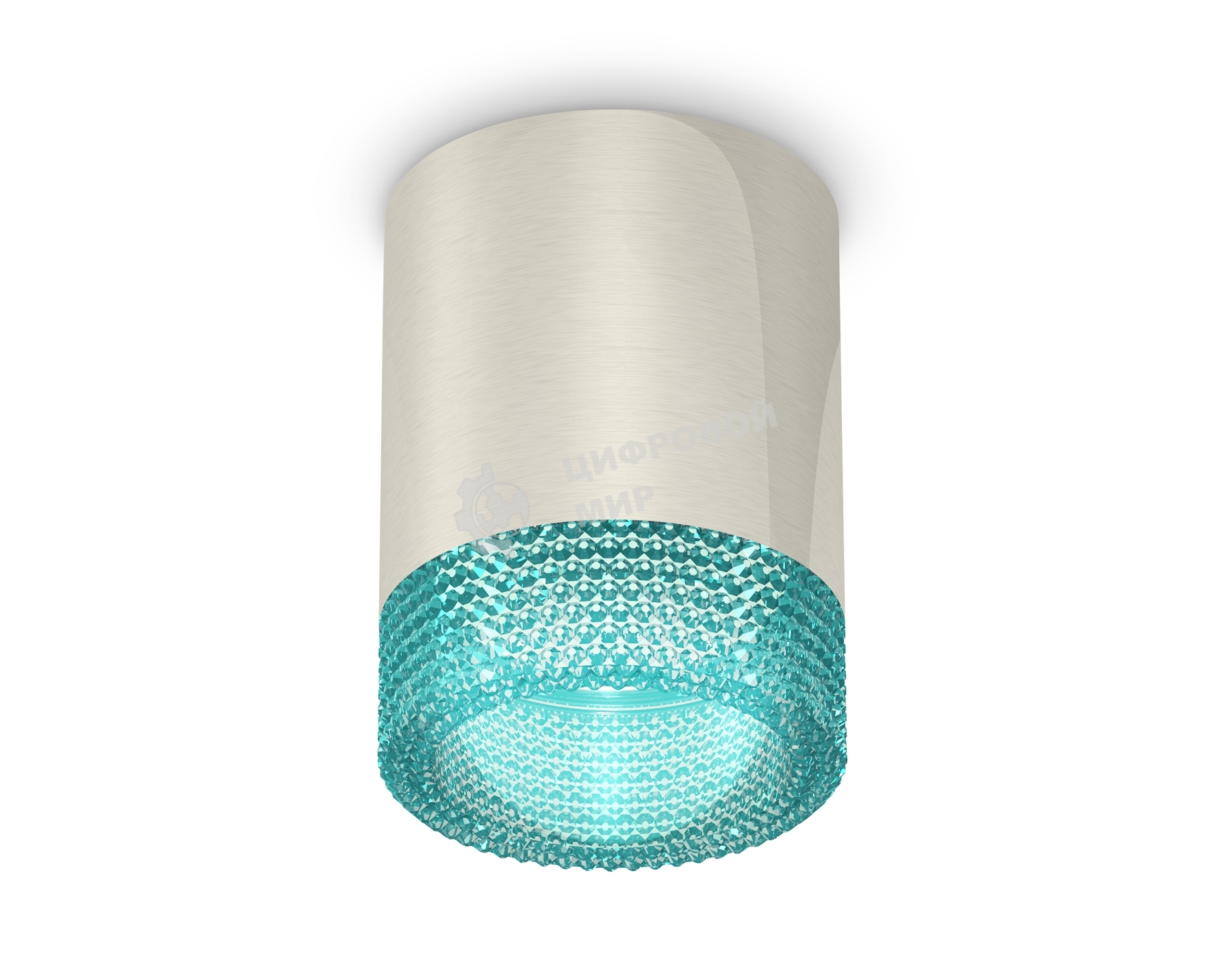 Светильник Ambrella Light XS6305011 PSL/BL серебро полированное/голубой MR16 GU5.3 (C6305, N6153)